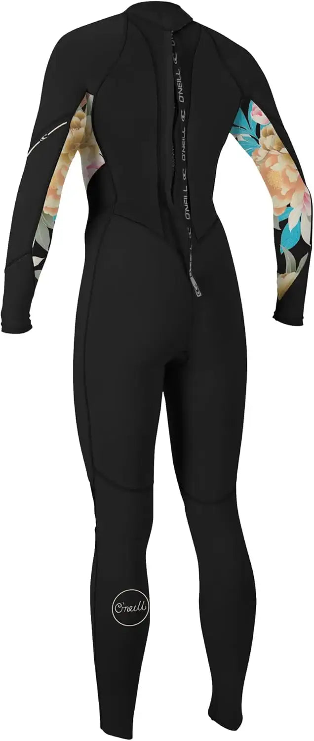 O'Neill Bahia 3/2MM Back Zip Full Women's Wetsuit – Flexible, Warm, and Durable for Surfing & Water Sports