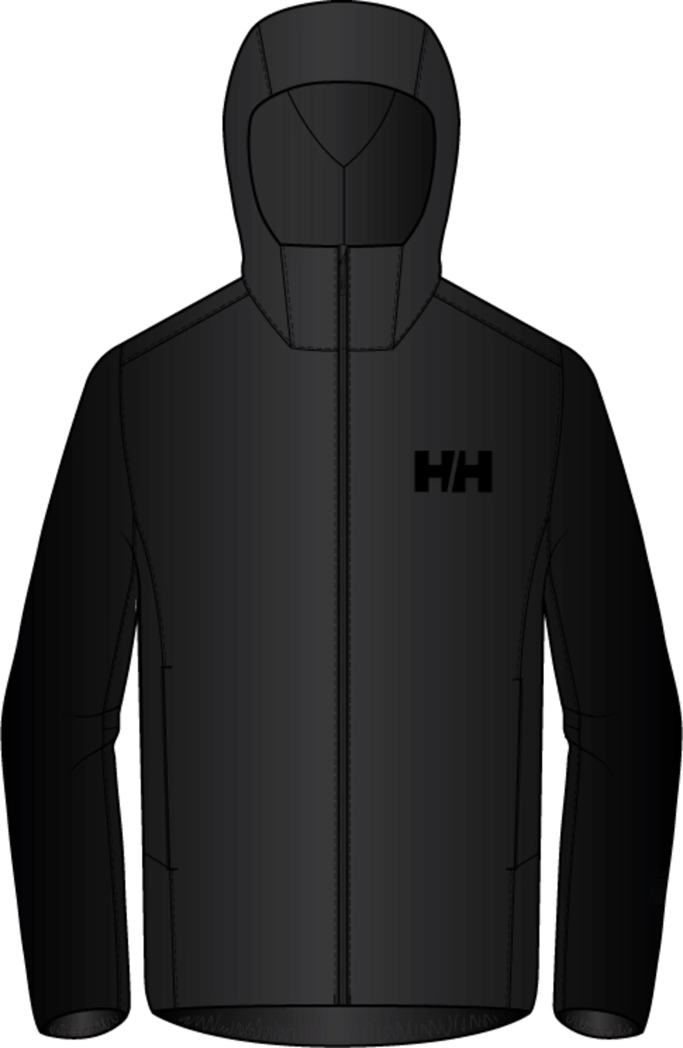 Helly Hansen Odin Everdown Hooded Jacket - Men's - BLACK