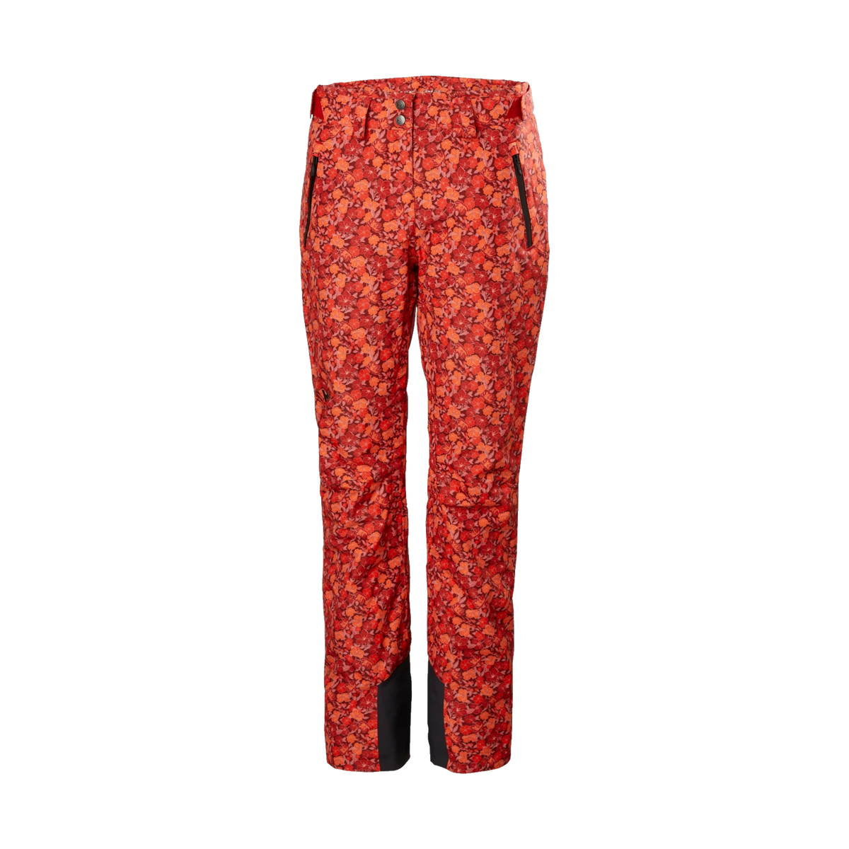 Helly Hansen Legendary Women’s Insulated Ski Pants Snowboard Pants - Red Flower Aop Small