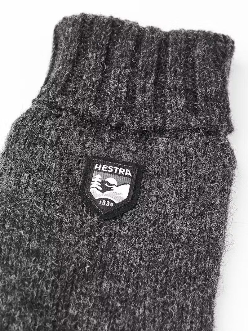 Hestra Basic Wool Gloves – Charcoal