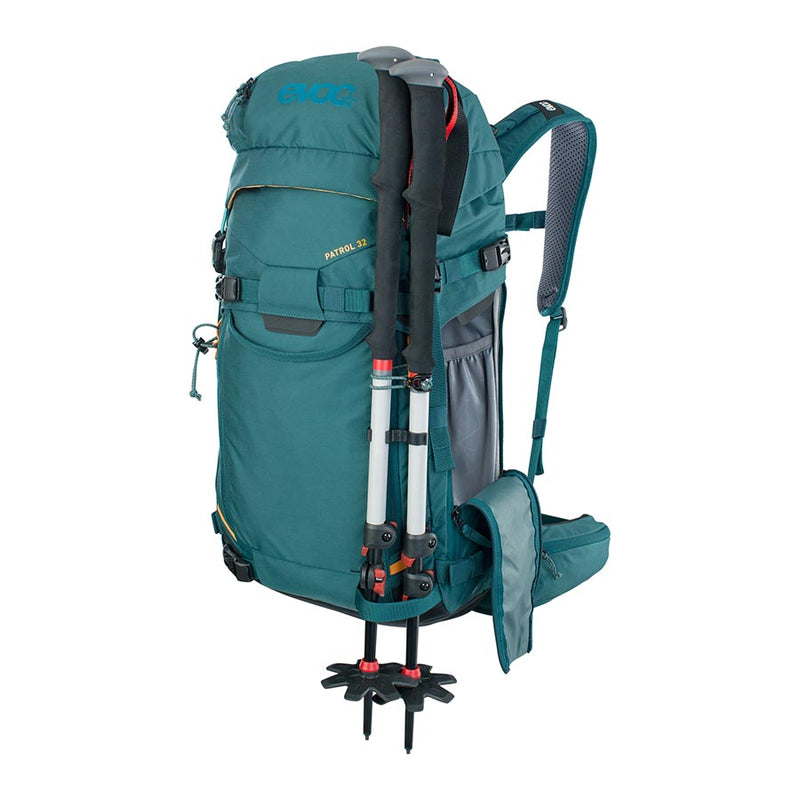 EVOC Patrol Snow Backpack - Durable Multi-Day Touring Pack with Quick-Access Avalanche Compartment