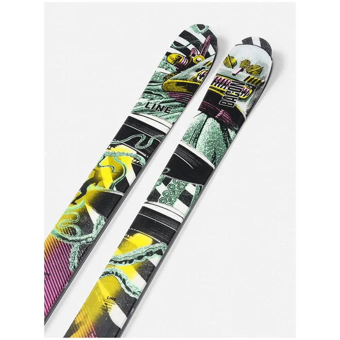 Line Bacon 108 Skis - 2025 | Enhanced All-Mountain Freestyle Ski with Thin Tips, Thick-Cut Sidewalls, and Bio-Resin Technology