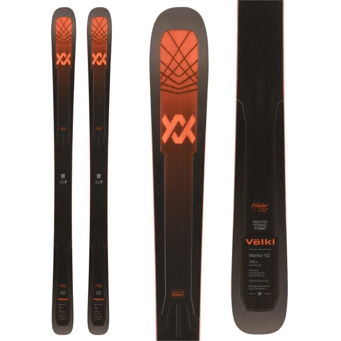 Völkl Mantra 102 Skis - 2025 | The Timeless Choice for Daily All-Mountain Performance