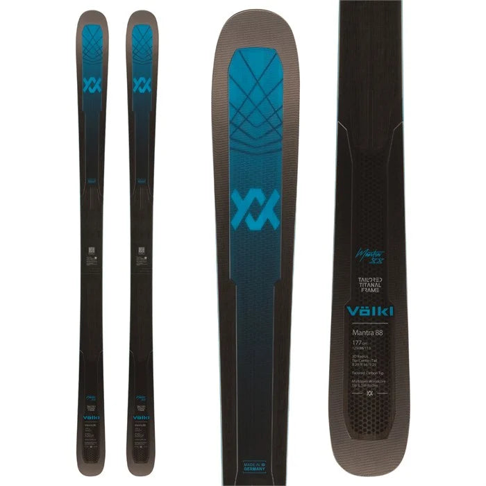 Völkl Mantra 88 Skis - 2025 | Aggressive Performance Meets Versatility with Cutting-Edge Technology