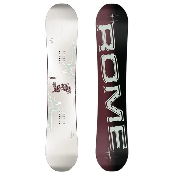 Rome Hype Snowboard - Women’s All-Mountain Freestyle Board with Smooth Flex and True Twin Shape