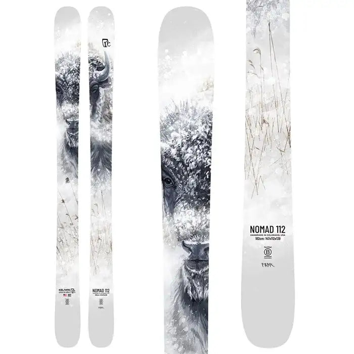 Icelantic Nomad 112 Skis – Freeride Power and Playful Float
