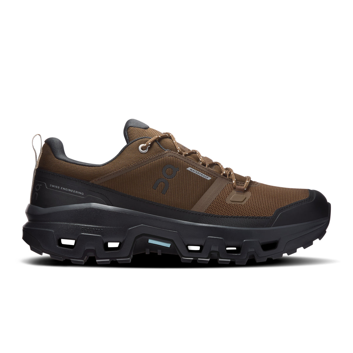 On Cloudrock Low Waterproof Men's - Earth/Black