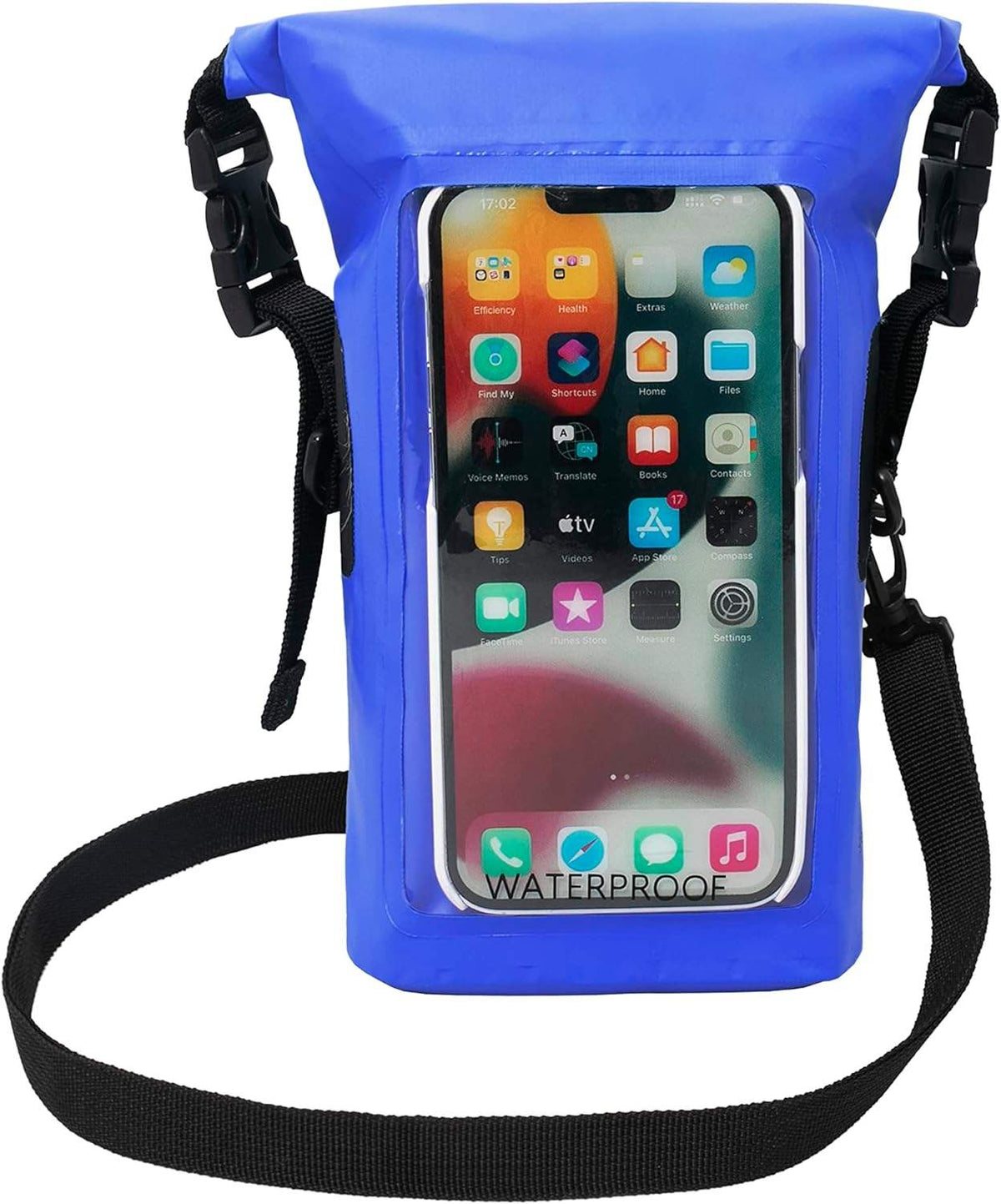 Geckobrands Waterproof 2 Compartment Phone Tote Dry Bag Case