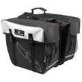 M-Wave Amsterdam 30L Pannier Bag - Durable Backpack with Reflective Stripes and QR Code Access