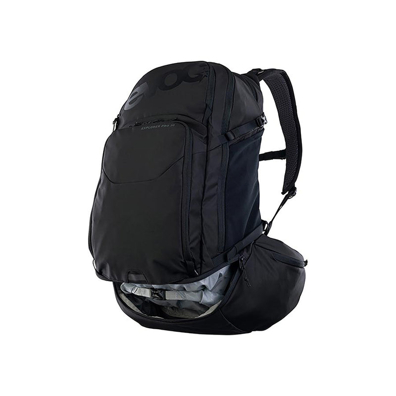 EVOC Explorer Pro Hydration Bag w/o Bladder - Versatile Touring Backpack for Shorter Torso Lengths