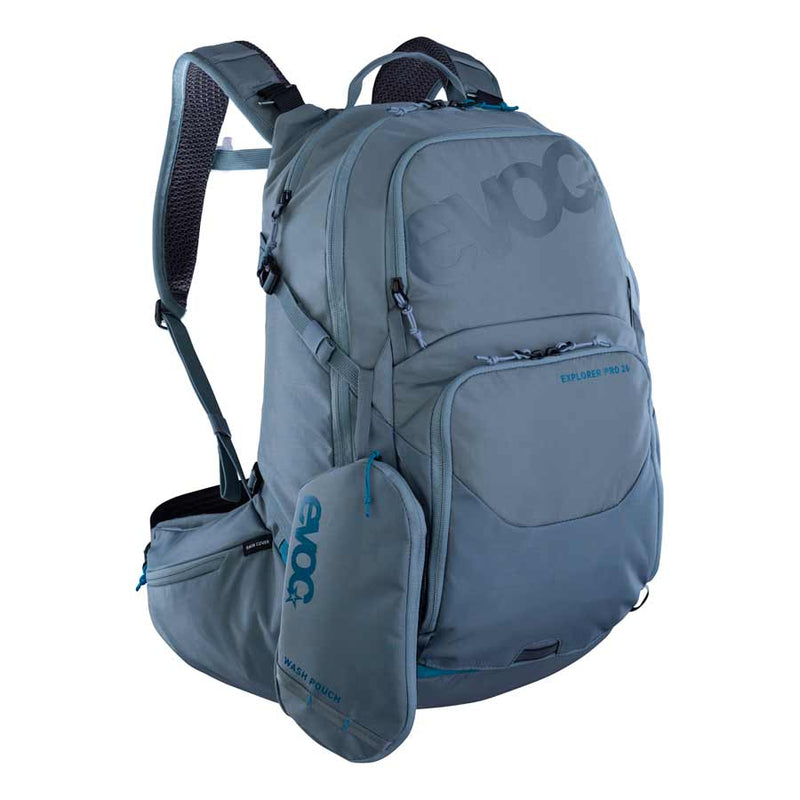 EVOC Explorer Pro Hydration Bag w/o Bladder - Versatile Touring Backpack for Shorter Torso Lengths