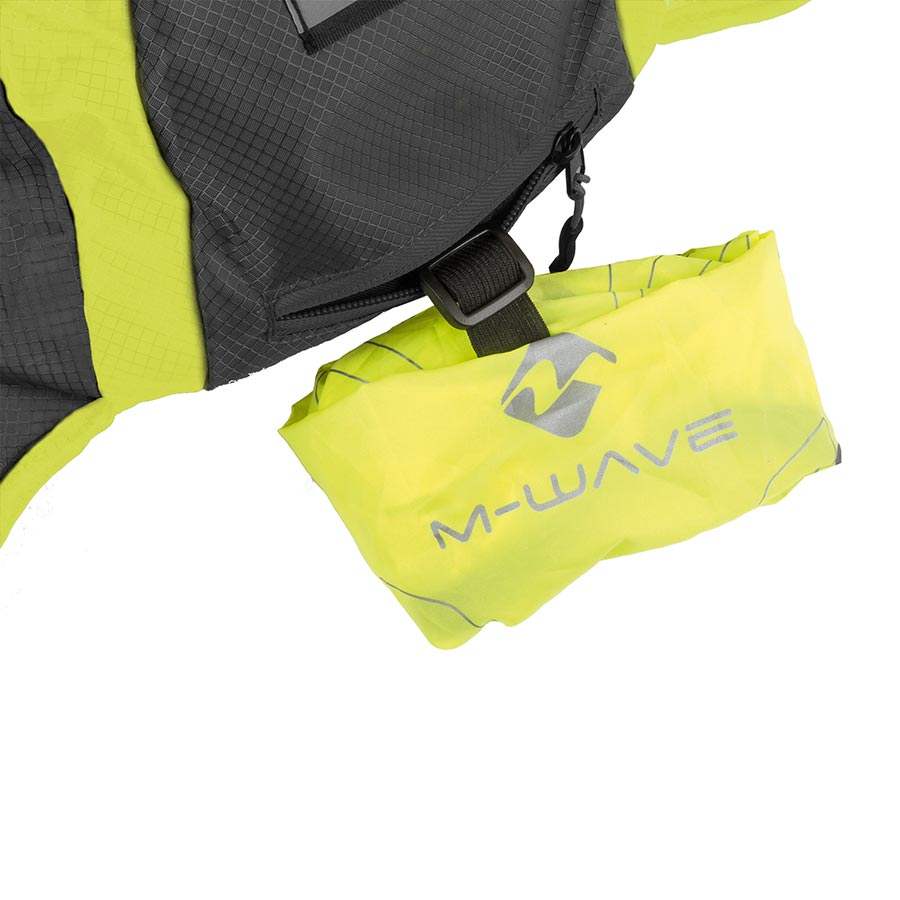 M-Wave Rough Ride 15L Hydration Bag w/o Bladder: All-Weather Backpack with Rain Cover & Insulated Compartment