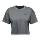 Black Diamond Women's Diamond Crop Short Sleeve T-Shirt – 100% Organic Cotton, Relaxed Fit Everyday Tee