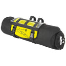 M-Wave Rough Ride 10L Handlebar Bag: Waterproof Flap Bag with Reflective Stripes & Detachable Card Compartment