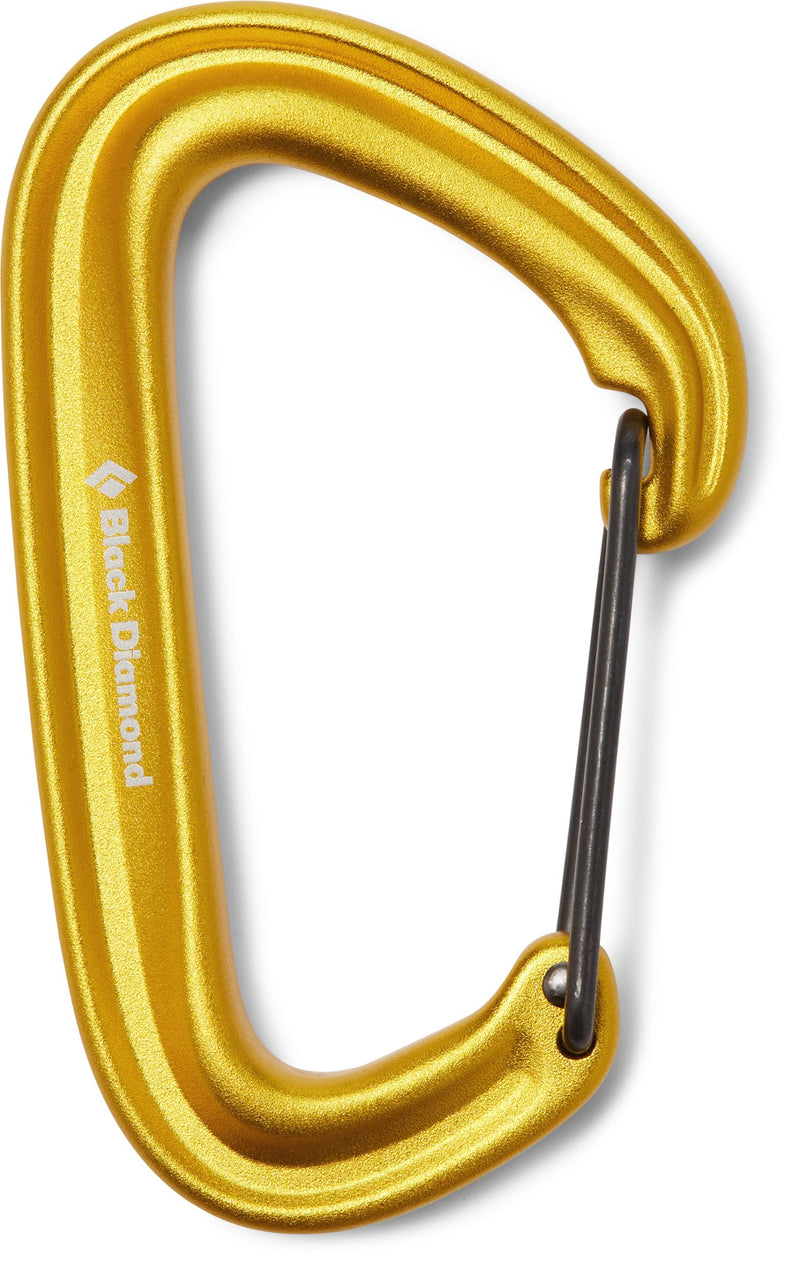 Black Diamond LiteWire Carabiner | Lightweight and Durable Carabiner for Secure Climbing and Gear Attachment