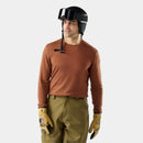 Smartwool Men's Classic Thermal Merino Base Layer Crew in Burnt Sienna