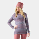 Smartwool Women's Classic Thermal Merino Base Layer in Nightfall Linear Peaks