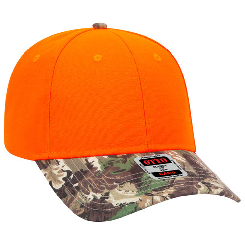 OTTO CAP® 78-353 - Camouflage 6 Panel Low Profile Baseball Cap