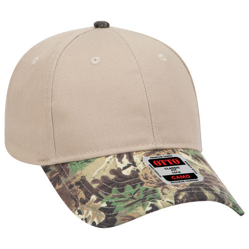OTTO CAP® 78-353 - Camouflage 6 Panel Low Profile Baseball Cap