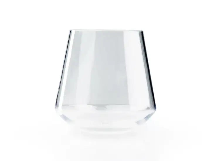 GSI Outdoors Stemless Red Wine Glass – Generous Capacity, Stable Stemless Design for Outdoor Use