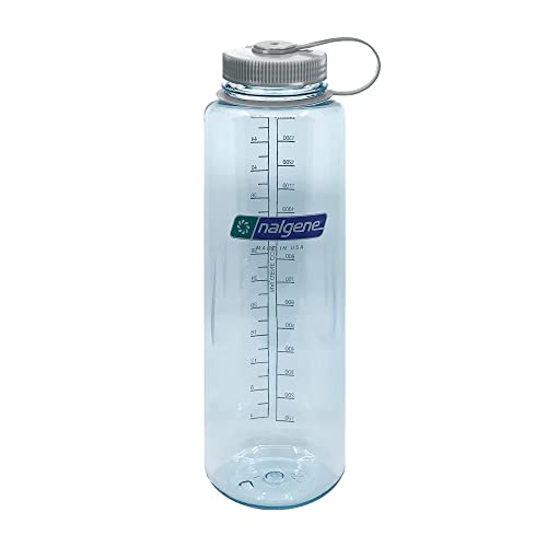 Nalgene Sustain Tritan Wide Mouth Plastic Water Bottle, 48oz