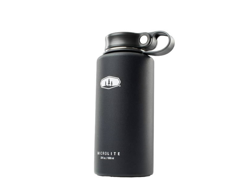 GSI Outdoors Microlite Water Bottle Vacuum Insulated Stainless Steel 1000ml