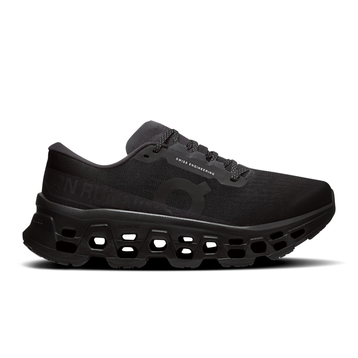 On Cloudmonster 3 Wide Women's shoe in Black / Black