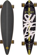Keystone Skate Street Surfing Pintail Longboard – Smooth Carving, High-Performance Board for Cruising & Downhill Riding