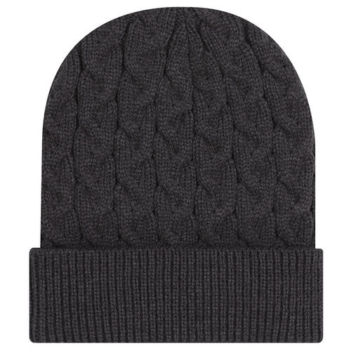OTTO CAP® 82-1 - Cable Knit Beanie 12"  w/ Rib Knit Cuff