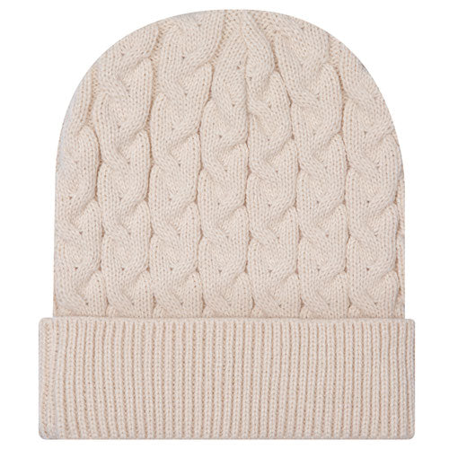 OTTO CAP® 82-1 - Cable Knit Beanie 12"  w/ Rib Knit Cuff