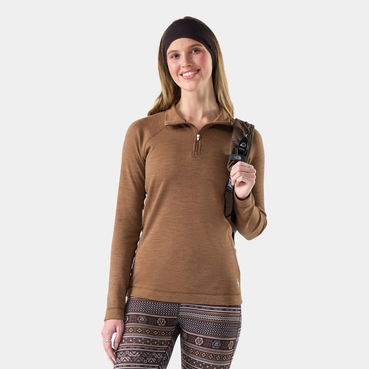 Smartwool Women's Classic Thermal Merino Base Layer in Mocha Heather