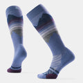 Smartwool Women's Ski Targeted Cushion Pattern Over The Calf Socks in Nightfall Blue