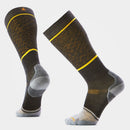 Smartwool Snowboard Targeted Cushion Retro Line Over The Calf Socks in Charcoal