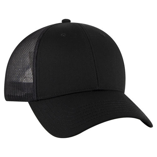 OTTO CAP 83-1239 -  6 Panel Low Profile Mesh Back Trucker Hat