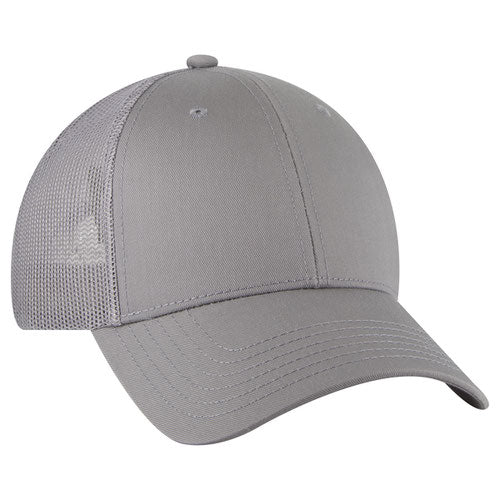 OTTO CAP 83-1239 -  6 Panel Low Profile Mesh Back Trucker Hat