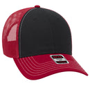 OTTO CAP® 83-1239 -  6 Panel Low Profile Mesh Back Trucker Hat