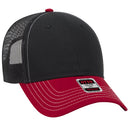 OTTO CAP® 83-1239 -  6 Panel Low Profile Mesh Back Trucker Hat