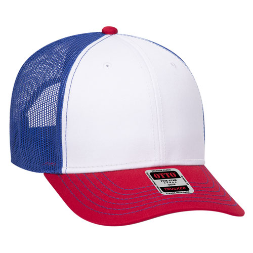 OTTO CAP 83-1239 -  6 Panel Low Profile Mesh Back Trucker Hat