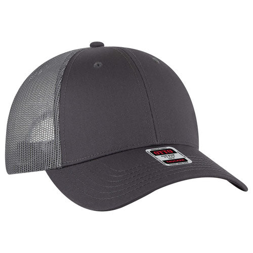 OTTO CAP 83-1239 -  6 Panel Low Profile Mesh Back Trucker Hat