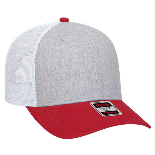 OTTO CAP 83-1239 -  6 Panel Low Profile Mesh Back Trucker Hat