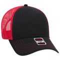 OTTO CAP® 83-1239 -  6 Panel Low Profile Mesh Back Trucker Hat