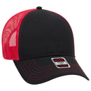 OTTO CAP® 83-1239 -  6 Panel Low Profile Mesh Back Trucker Hat