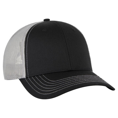 OTTO CAP 83-1239 -  6 Panel Low Profile Mesh Back Trucker Hat