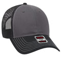 OTTO CAP® 83-1239 -  6 Panel Low Profile Mesh Back Trucker Hat