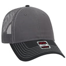 OTTO CAP® 83-1239 -  6 Panel Low Profile Mesh Back Trucker Hat