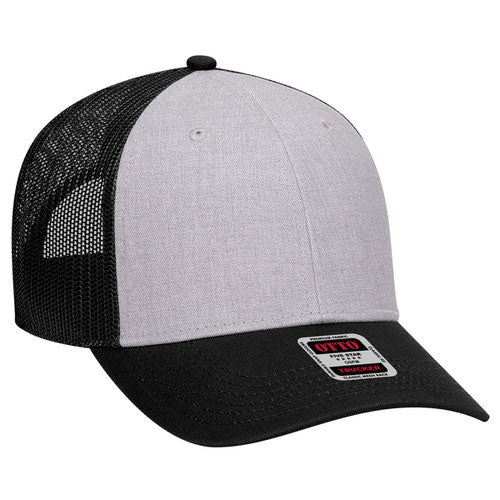 OTTO CAP 83-1239 -  6 Panel Low Profile Mesh Back Trucker Hat
