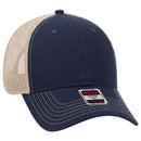 OTTO CAP® 83-1239 -  6 Panel Low Profile Mesh Back Trucker Hat