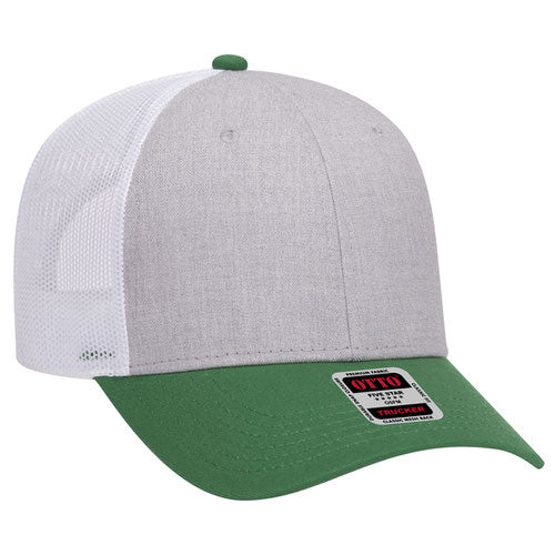 OTTO CAP 83-1239 -  6 Panel Low Profile Mesh Back Trucker Hat