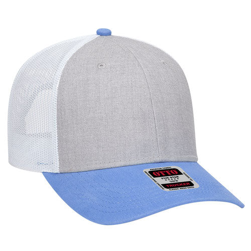 OTTO CAP 83-1239 -  6 Panel Low Profile Mesh Back Trucker Hat