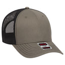 OTTO CAP® 83-1239 -  6 Panel Low Profile Mesh Back Trucker Hat